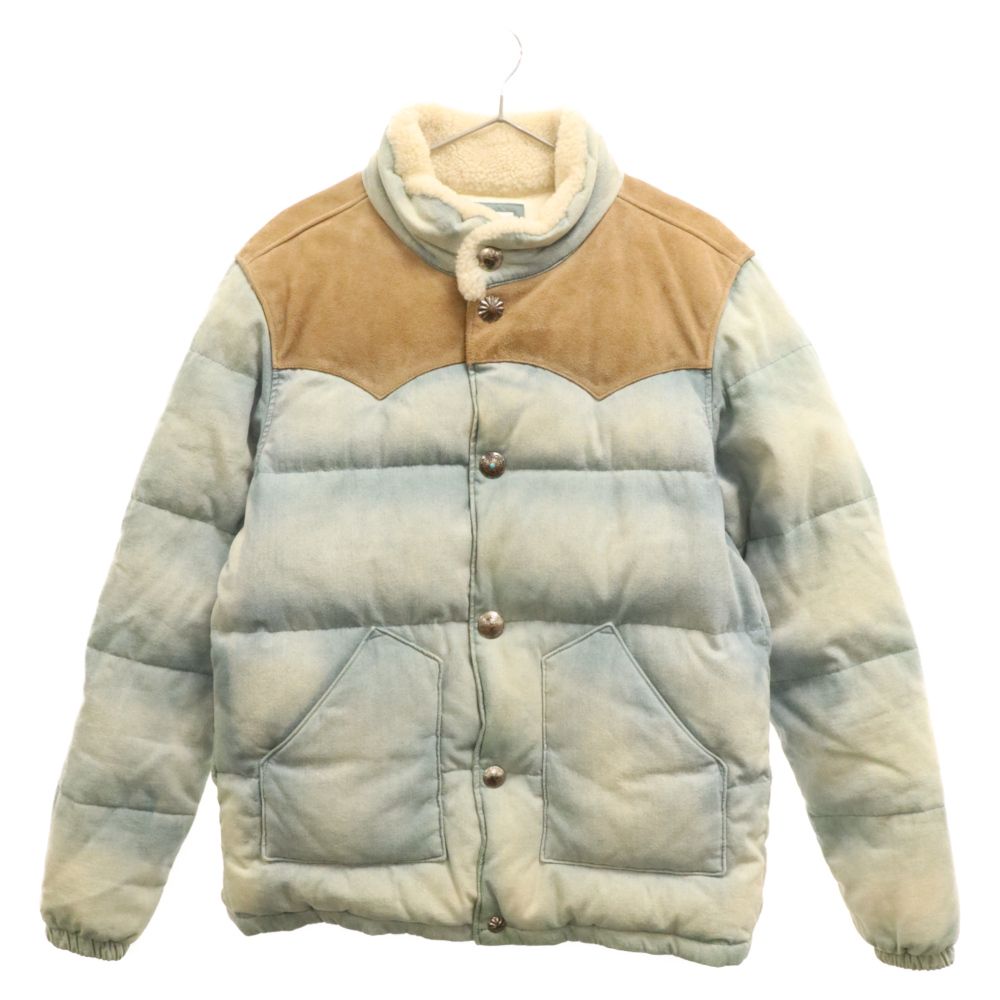 RON HERMAN (ロンハーマン) 17AW CONCHO DOWN JACKET コンチョボタン デニム ダウン ジャケット  2620400222 ブルー - メルカリ