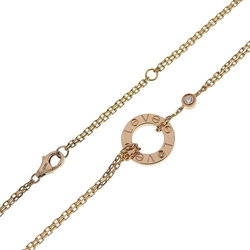 CARTIER(カルティエ) ラブコレクション LOVE サークル ネックレス  