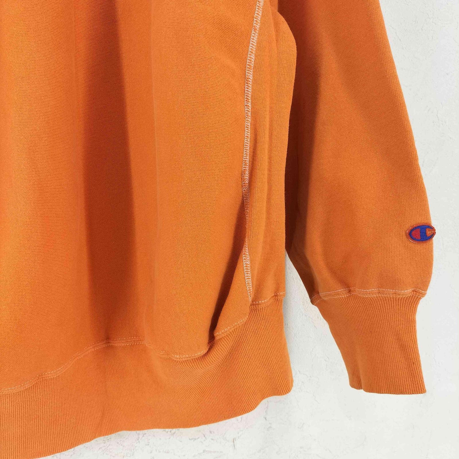 XL 90s Championオレンジ リバースウィーブ刺繍タグ XL 90s Championオレンジ リバースウィーブ刺繍タグ