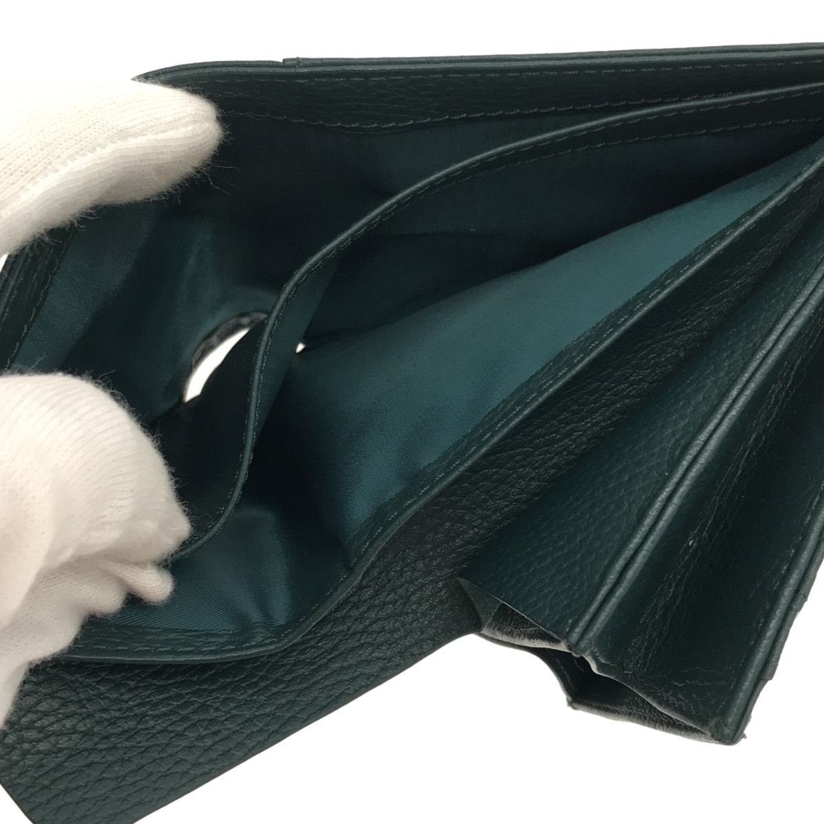 ATAO アタオ 財布 二つ折り財布 ロトロ 1156 ティールグリーン - メルカリ