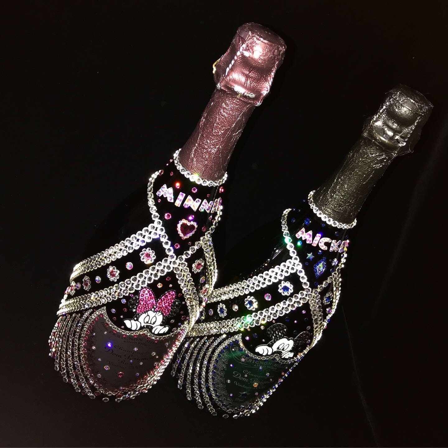 ドン ペリニョン ヴィンテージ 1999 スワロフスキー アート ハンドメイド ドンペリ☆スワロフスキー施工 - メルカリ