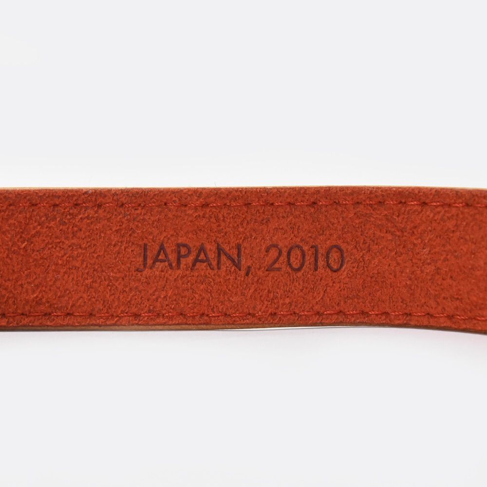 LOUIS VUITTON ルイ ヴィトン JAPAN.2010 限定 ノベルティ ヌメ革 ブレスレット バングル ベージュ ゴールド JAPAN 2010