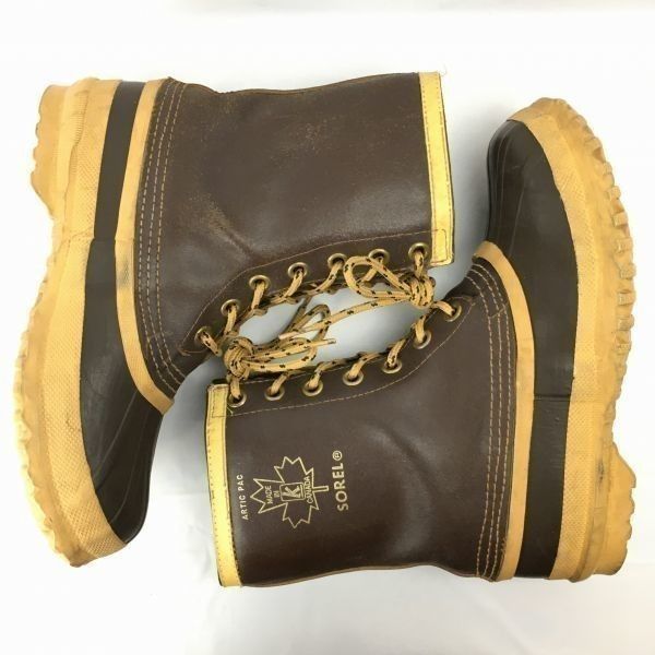 SOREL/ソレル/カフマン size7 25.0程度 Vintage カナダ製 スノーブーツ 