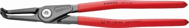 クニペックス(KNIPEX)穴用精密スナップリングプライヤー85-140mm90°ベントヘッド 4821-J41