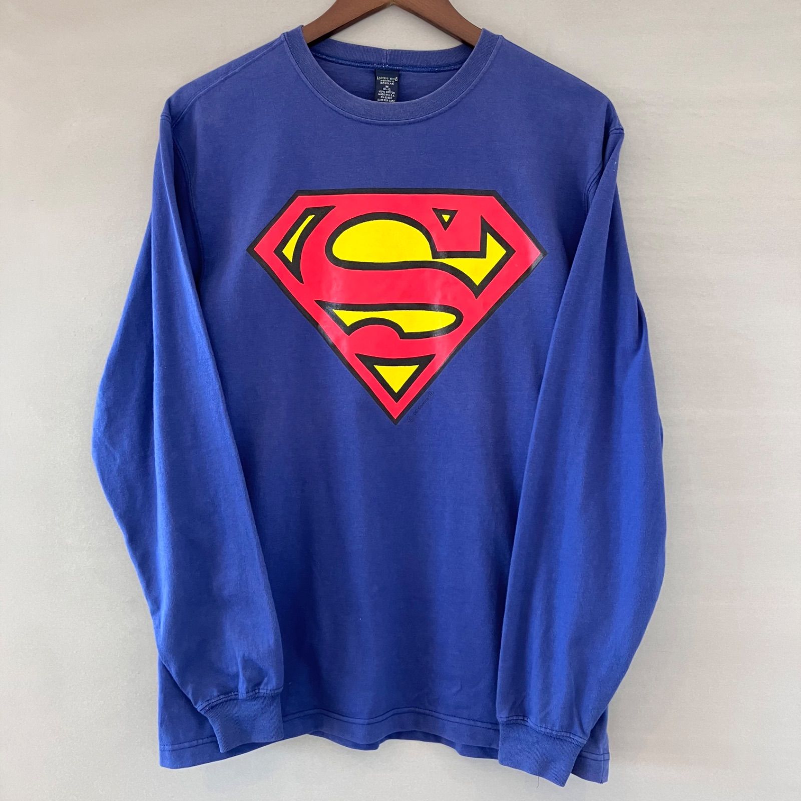 90's LANDS'END ランズエンド スーパーマン superman ロンT Tee