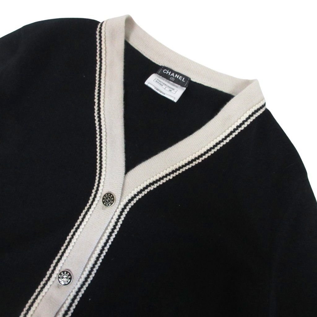 シャネル　カシミヤ　黒　美品！ 楽天市場】質屋 未使用 シャネル CHANEL マフラー オール