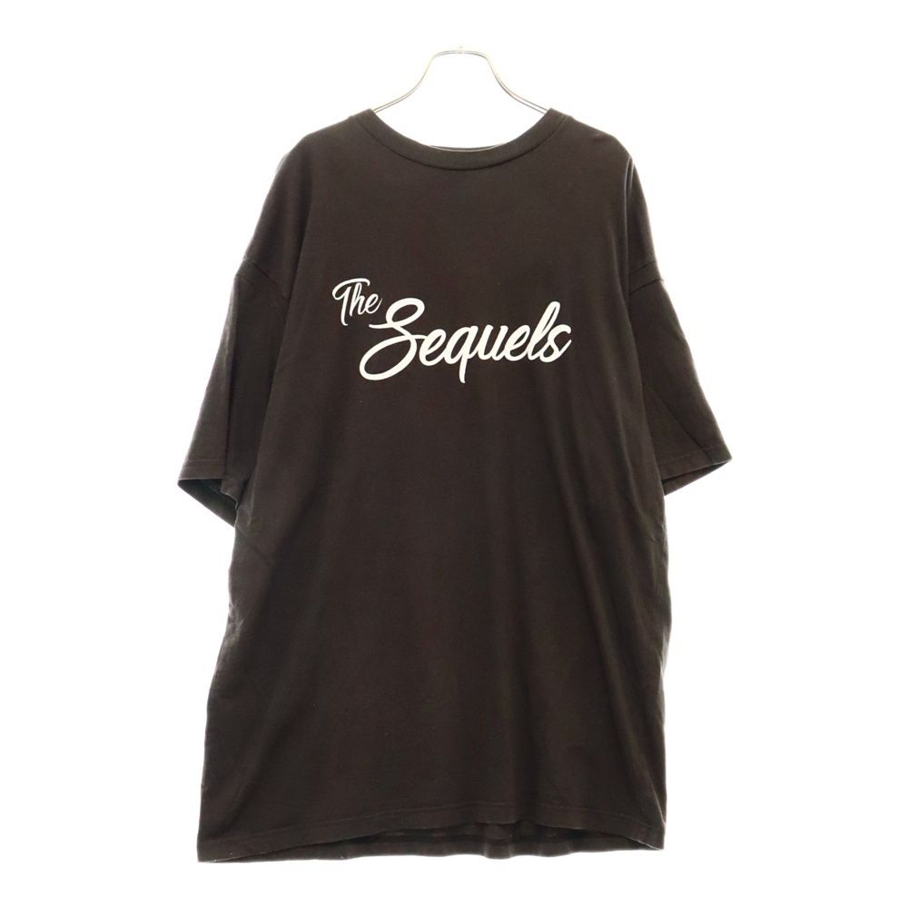SEQUEL (シークエル) 23SS フロントロゴプリント 半袖Tシャツ カットソー チャコールグレー
