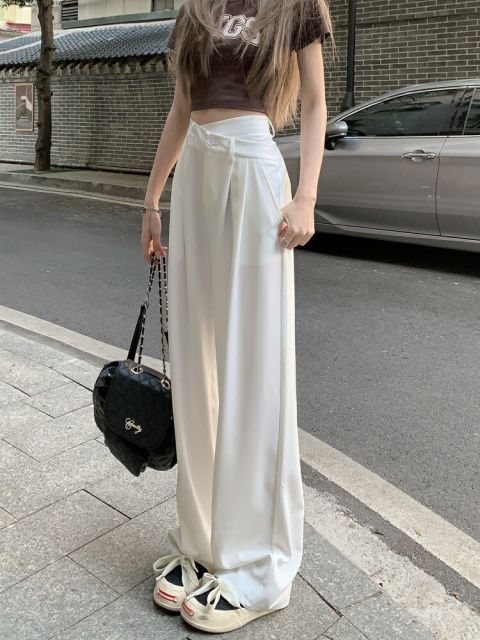 種類6：ピンク/S ハイウエスト ストレートパンツ (T)