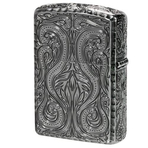 ZIPPO ジッポ― オイルライター ジッポ ラグジュアリー アラベスク 5面加工 ニッケルイブシ