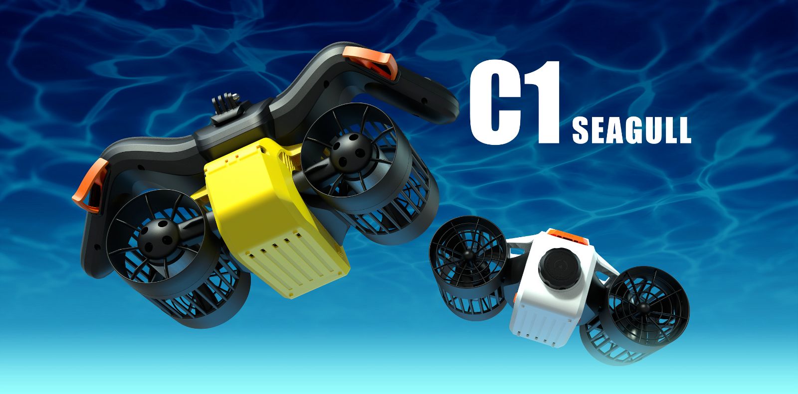 アウトレット LEFEET C1汎用性に優れたモジュラーウォータースクーター リフィートC1 2 速ギア ワイヤレス コントロール 45 分のプレイタイム - イエロー