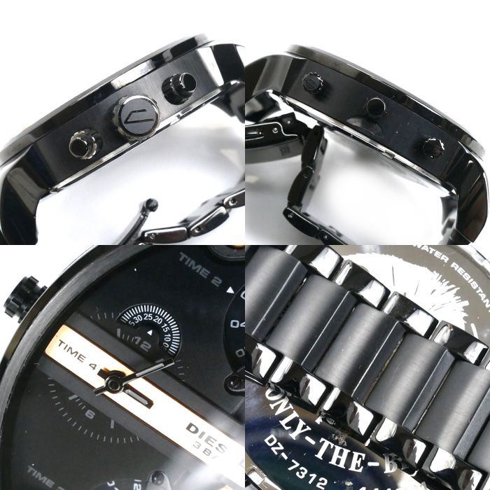 DIESEL ディーゼル ミスターダディ 腕時計 電池式 DZ-7312 メンズ 中古