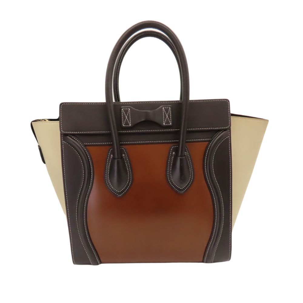 CELINE】セリーヌラゲージナノショッパーダークブラウン