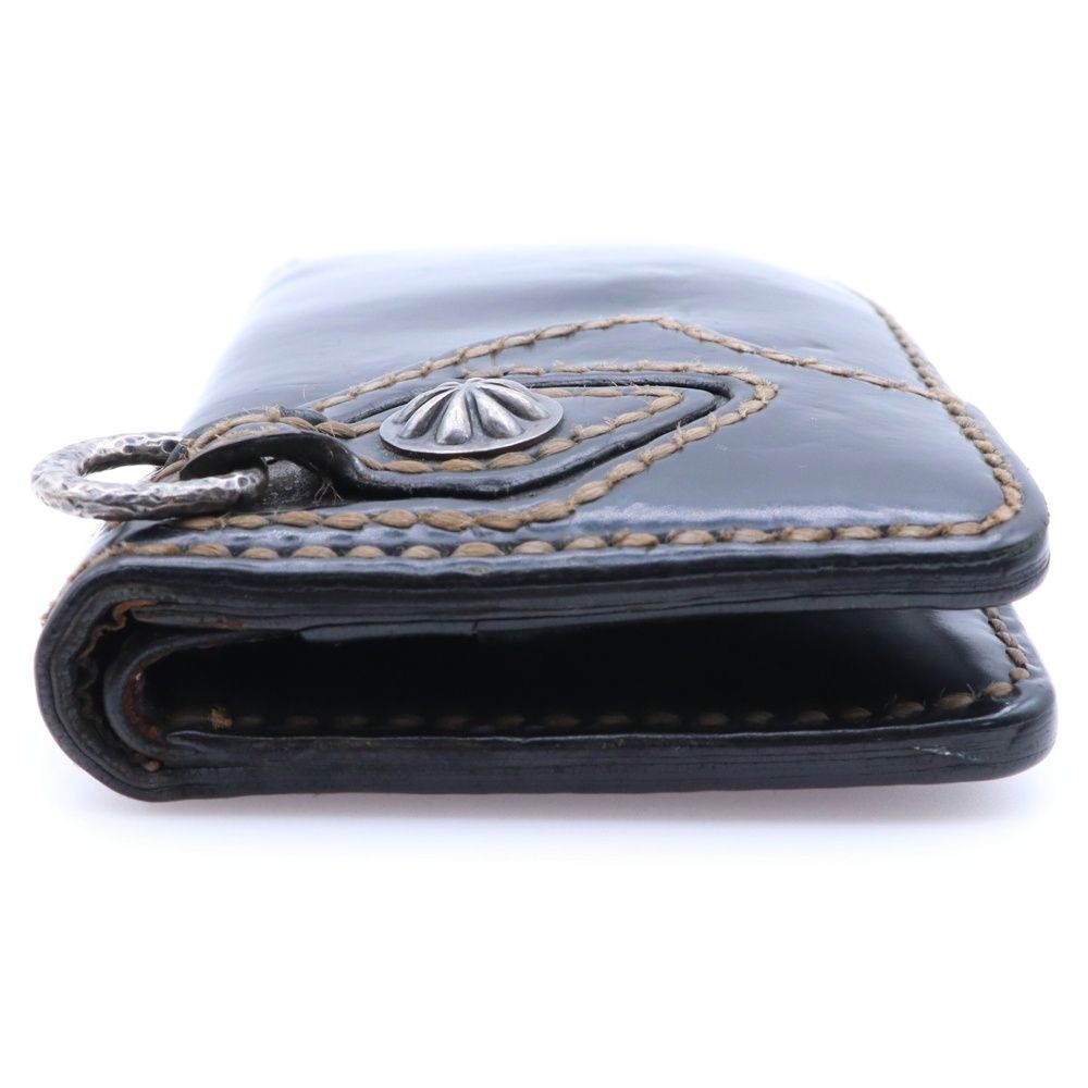 専用品　フラットヘッド　大型コンチョ付　コードバン長財布　ブラック フラットヘッド 大型コンチョ付 コードバン長財布 ブラック