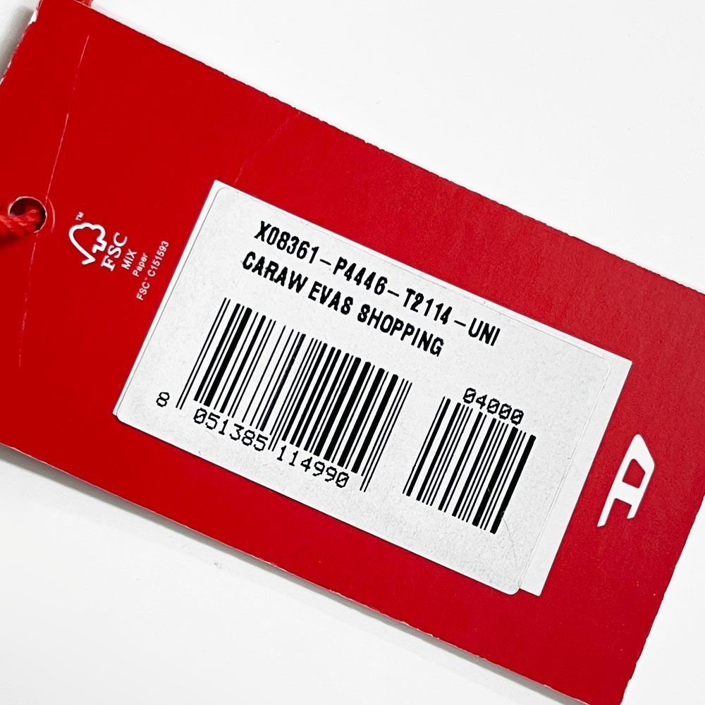 DIESEL ディーゼル アウトレット ショッピングトートバッグ X 08361 P 4446 T 2114 オーバーダイワックスキャンバス 大容量 CARAW EVAS SHOPPING 並行輸入品