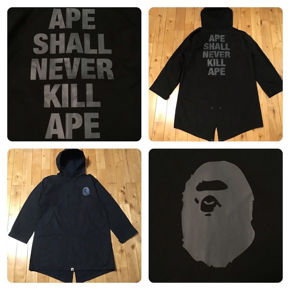 A BATHING APE◆WGMコート表地ナイロン100%