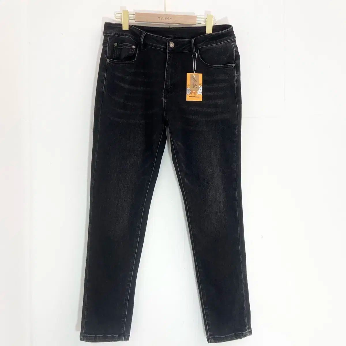 ブラックデニム 34 インチ Black Jeans