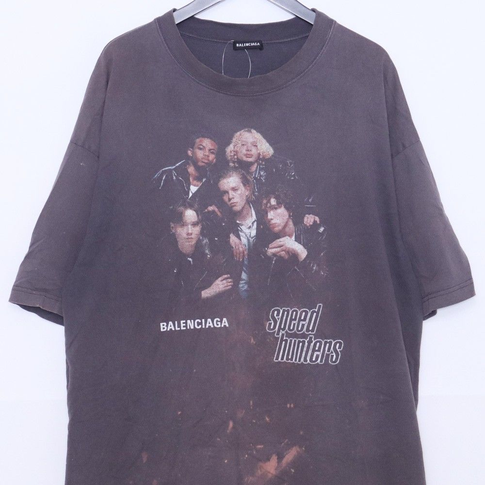 BALENCIAGA スピードハンターズ プリント Tシャツ XLサイズ ブラック