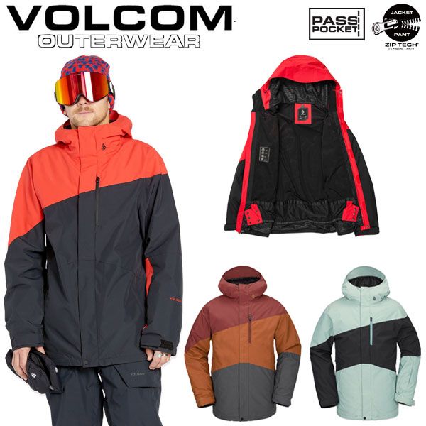 24-25 VOLCOM|ボルコム PRIMRY jacket メンズ レディース 防水ジャケット スノーボードウェア スノーウェアー 2025