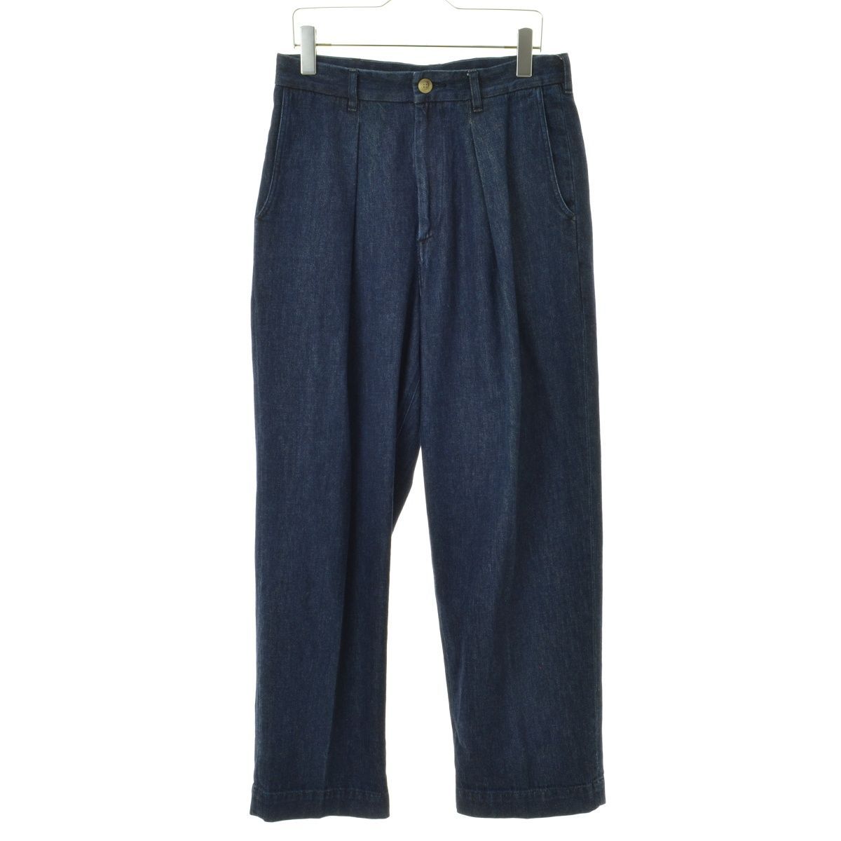 1【SUMARI / シュマリ】S2201-50005 Low Density One Tuck Denimデニム