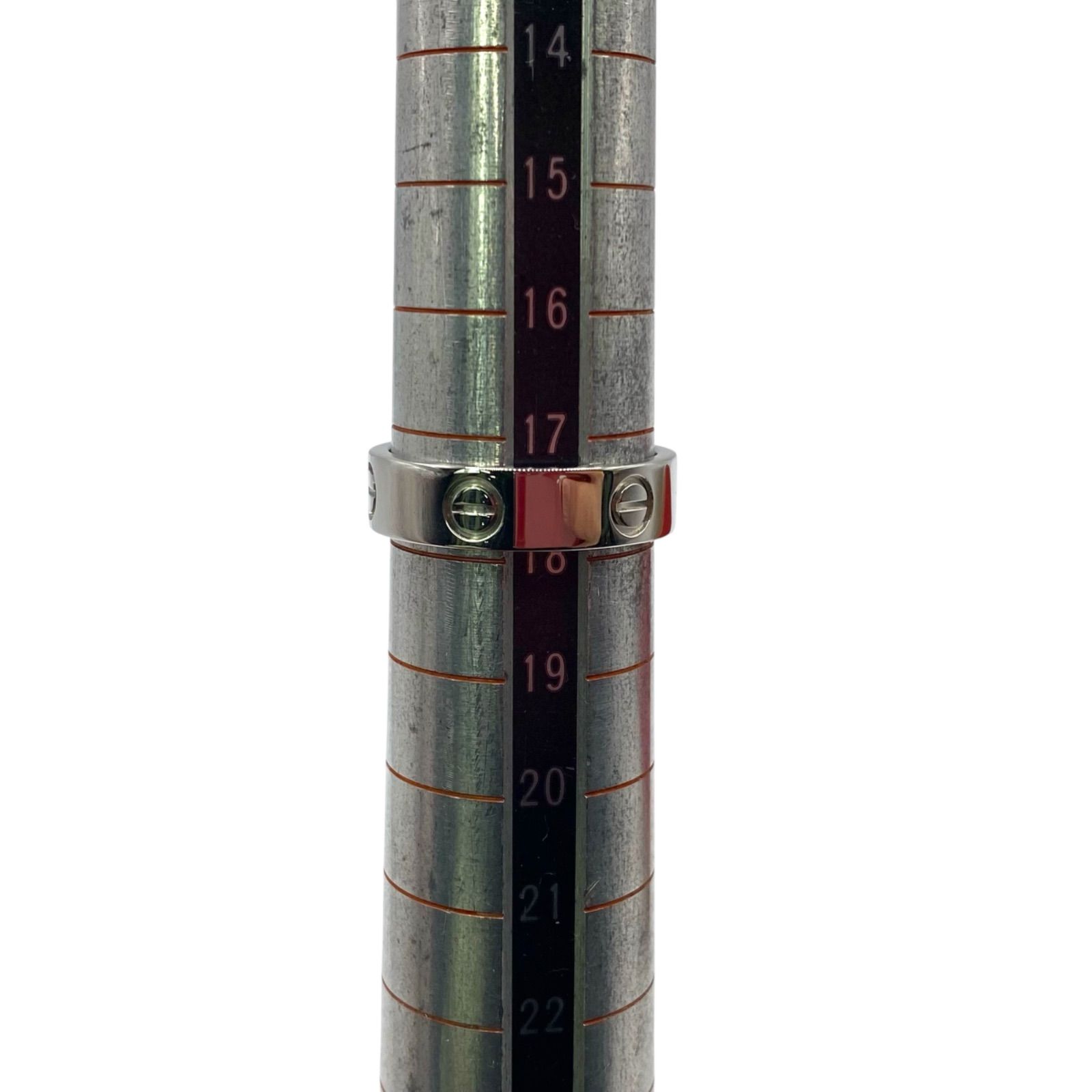 ○美品 カルティエ Cartier ラブリング PT950 プラチナ 17.5号