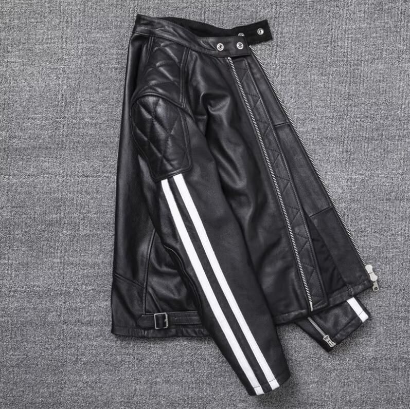 レザージャケット 革ジャン 牛革 カウハイド バイクレザー シングル