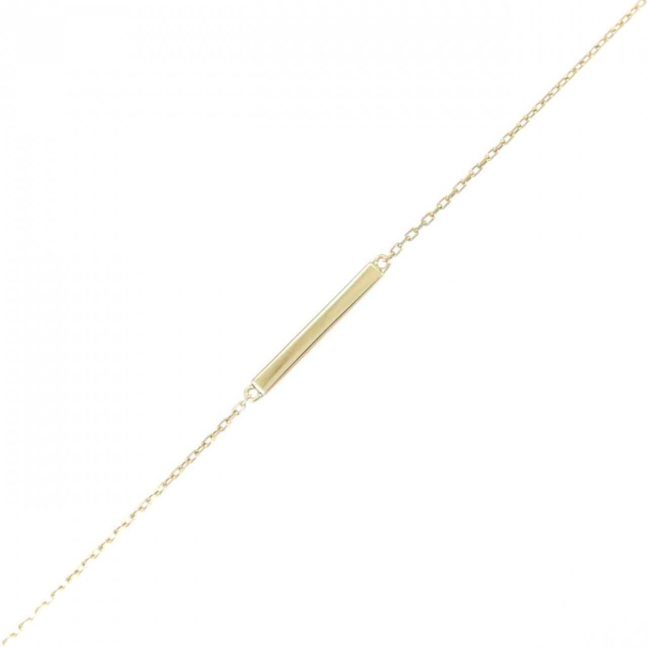 AHKAH アーカー ティナチェーン ブレスレット K18YG 0.05ct ティナ