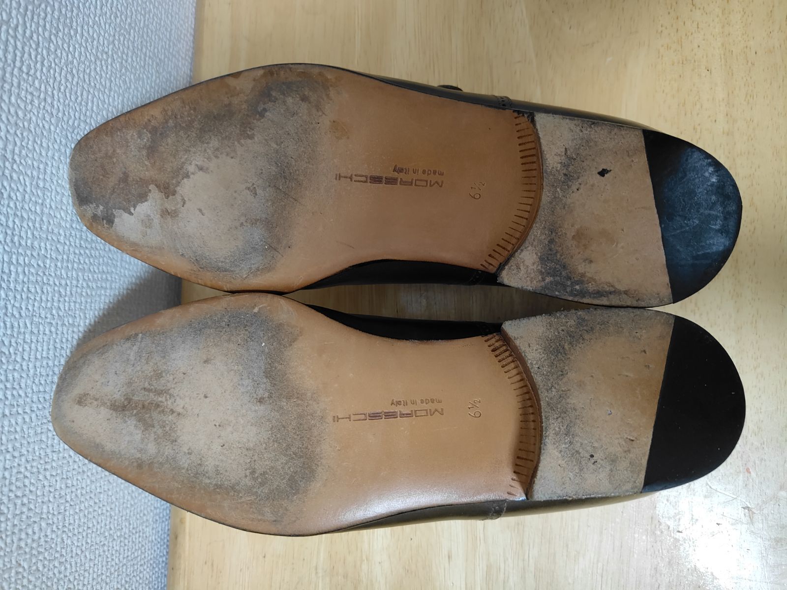 良品 MORESCHI 10 パイソン オーストリッチ モンクストラップ レザー 良品 MORESCHI 10 パイソン オーストリッチ モンクストラップ