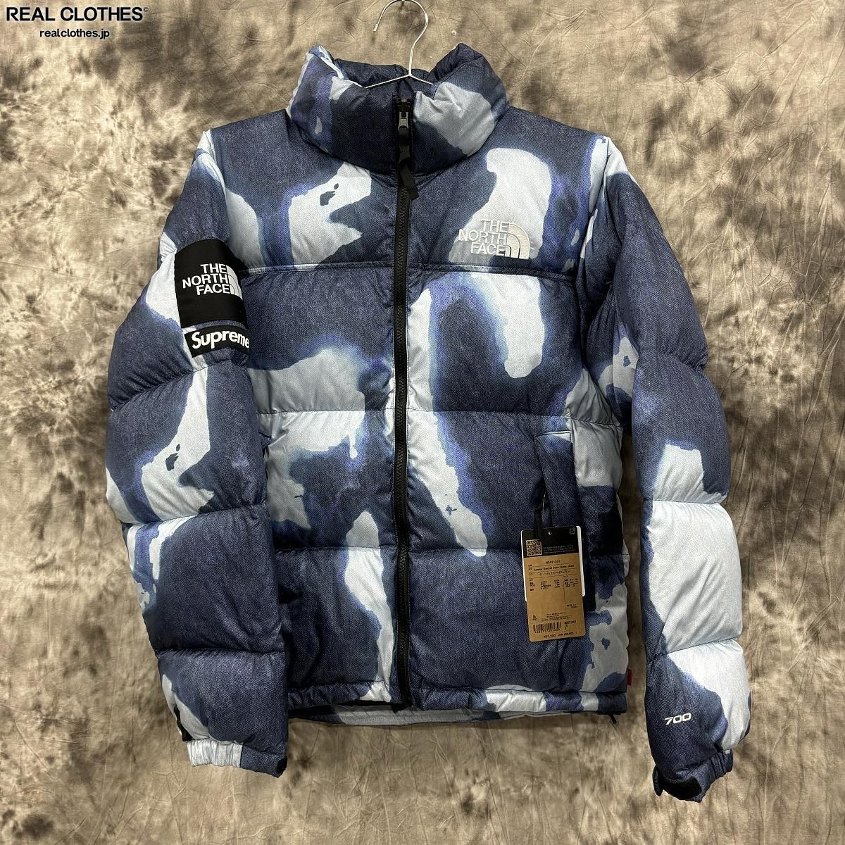 Supreme×THE NORTH FACE/シュプリーム×ノースフェイス【21AW】Bleached Nuptse Jacket/ヌプシ ダウンジャケット ND52100I/S