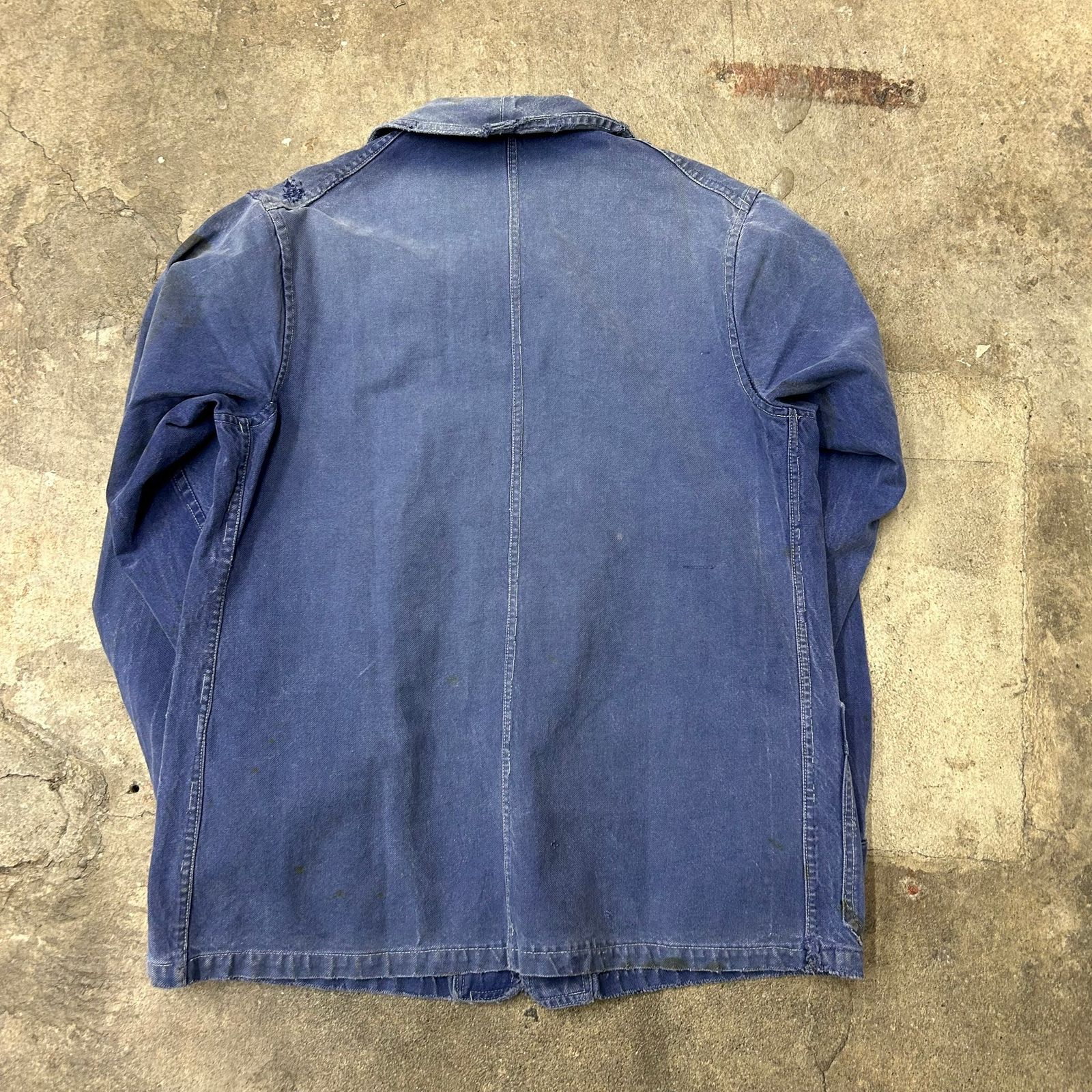 40-50s French Work Jacket Cotton Twill V-Pocket - メルカリ