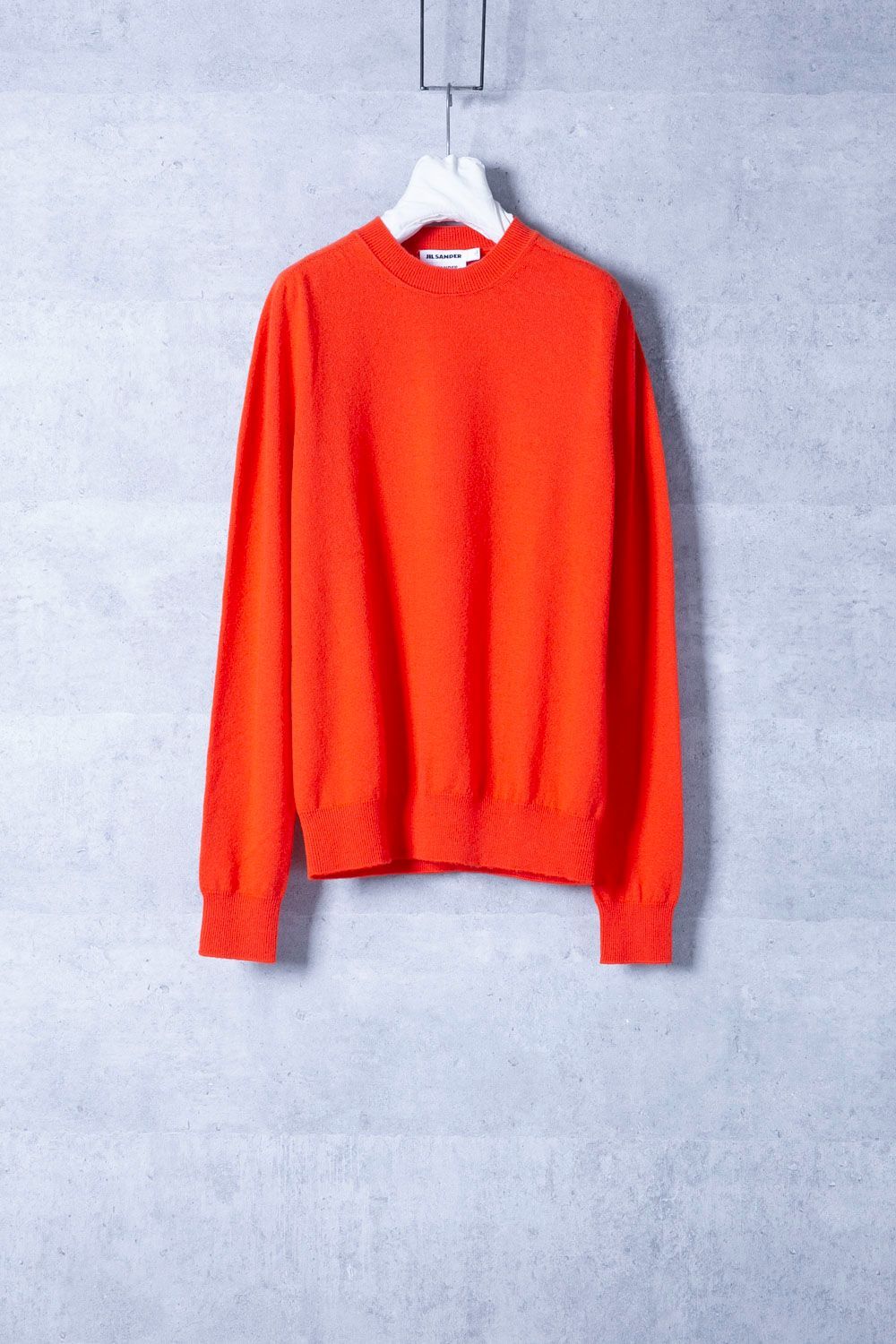 JIL SANDER Vネック　オレンジカシミヤニット セーター JIL SANDER ジルサンダー カシミアクルーネックニット - メルカリ
