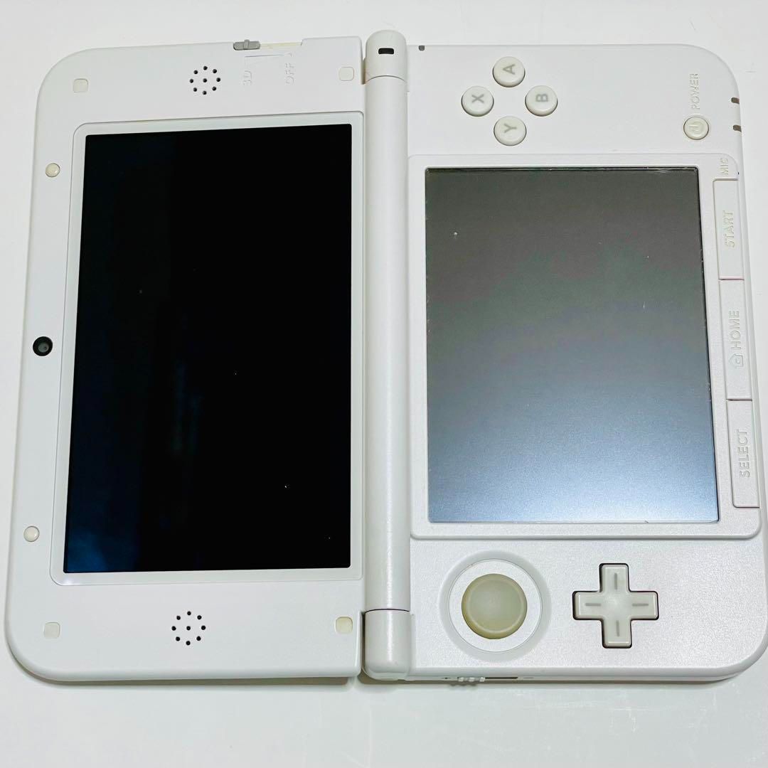 中古】ニンテンドー 3DS LL ホワイト 初期化動作確認済 041
