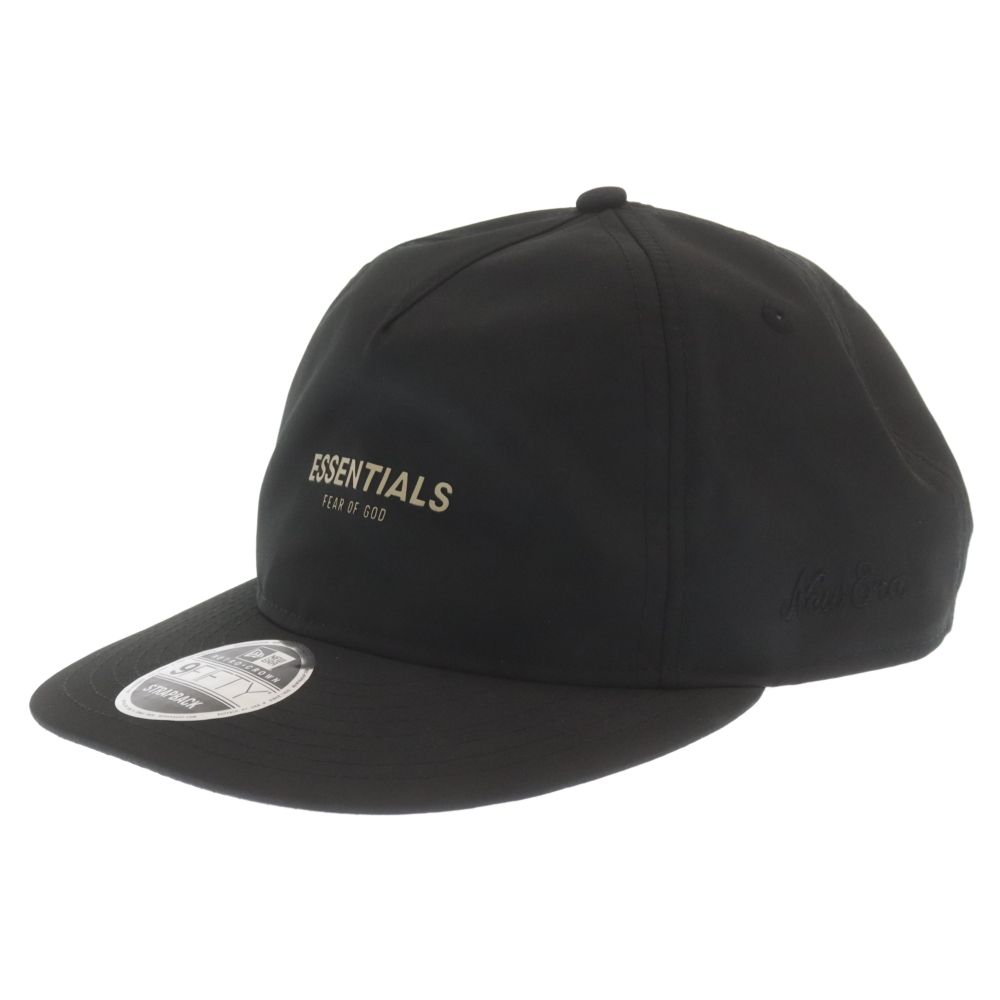 FOG Essentials (エフオージー エッセンシャルズ) ×NEW ERA ニューエラ ロゴプリントキャップ ブラック