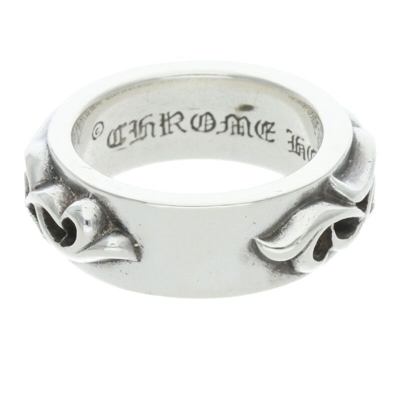 クロムハーツ ダブルナロー ヴァインバンド シルバー リング サイズ16.5号