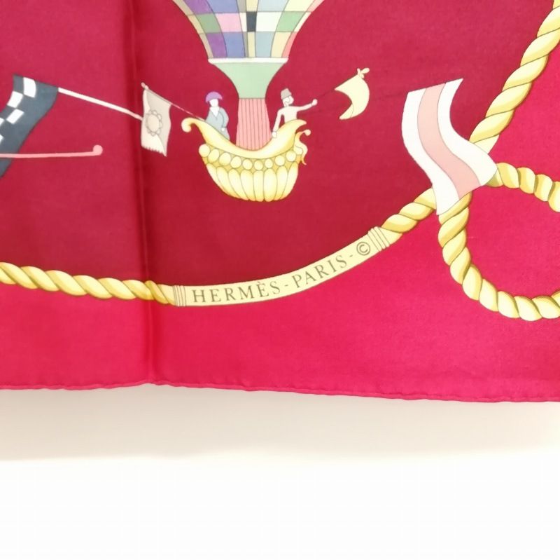 M*送様 エルメス　カレ　スカーフ　LES FOLIES DU CIEL　大空の fukuoh_he14gt-606513