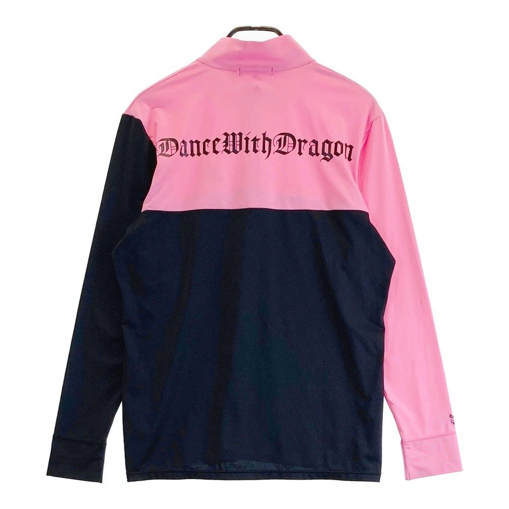 DANCE WITH DRAGON 長袖モックネック 長袖ハーフジップ サイズ3 Dance With Dragon ダンスウィズドラゴン メンズ DRY&UVロング
