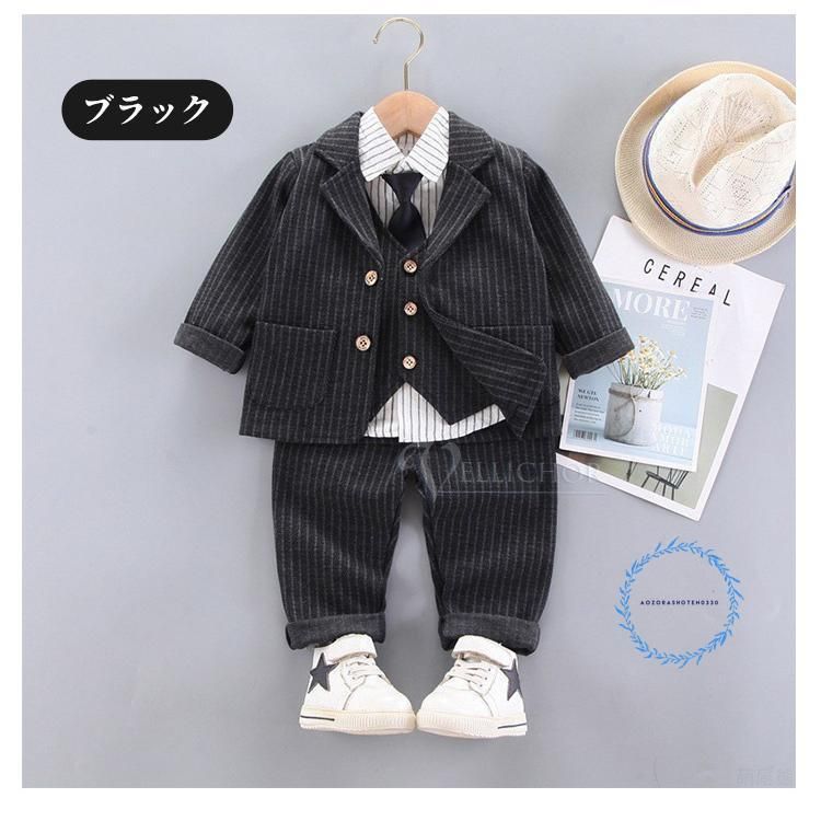 5点セット キッズスーツ 男の子 フォーマル 子供スーツ 七五三