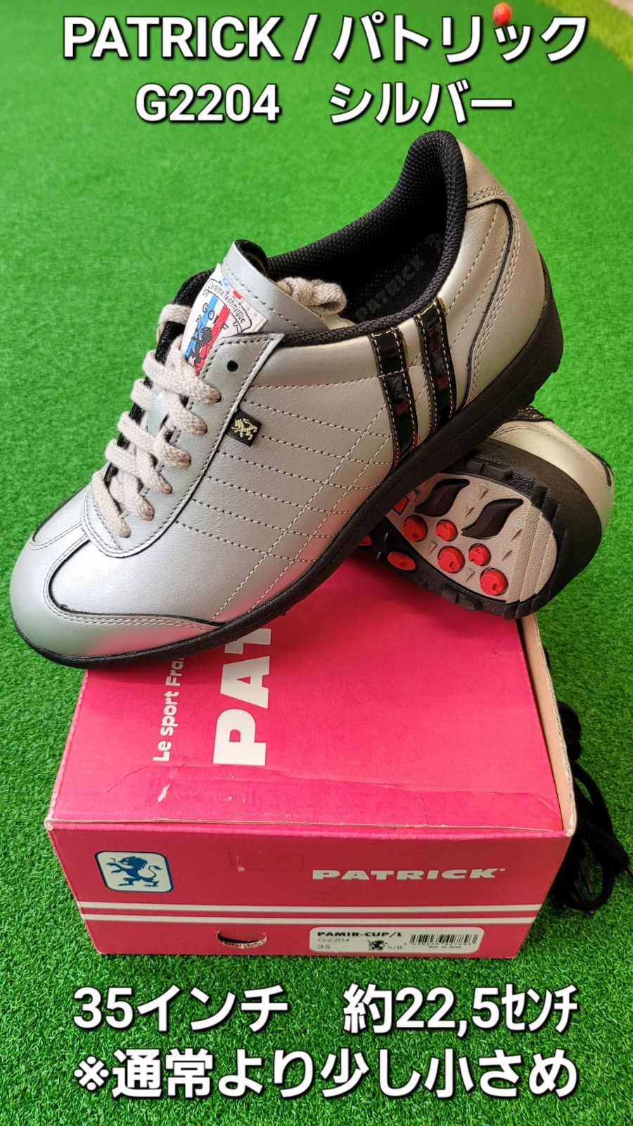 新品大特価！】パトリック ゴルフスパイクレス シューズ G2204 35