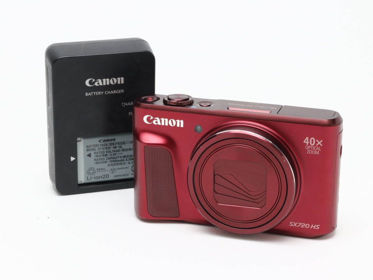 AB Canon キヤノン PowerShot SX720 HS レッド 初期不良返品対応 44-163