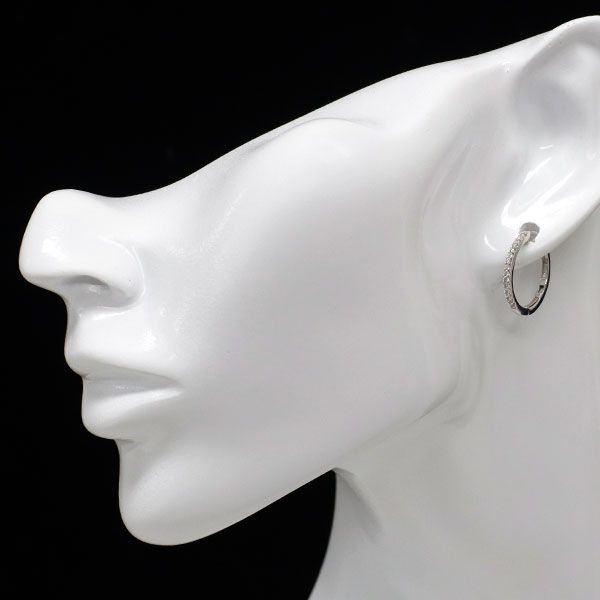 最終特価‼️ K18WG 天然ダイヤモンドフープピアス 計0.30ct 新品 楽天市場】【現品限り】K18 プリンセスカット 天然ダイヤモンド