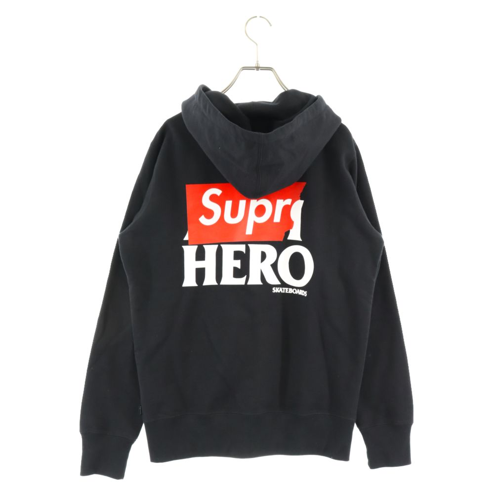 SUPREME (シュプリーム) 14SS×ANTI HERO Zip-Up Sweat Shirt バック ...