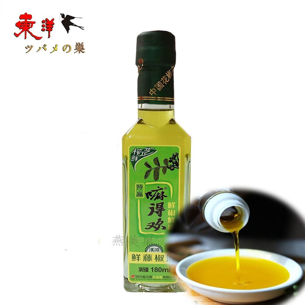 嘛得歓漢源鮮藤椒油180ml 20点 タンジャオユ 麻椒油 青山椒 青花椒 山椒オイル 中国山椒 中華調味料 180mlx20点