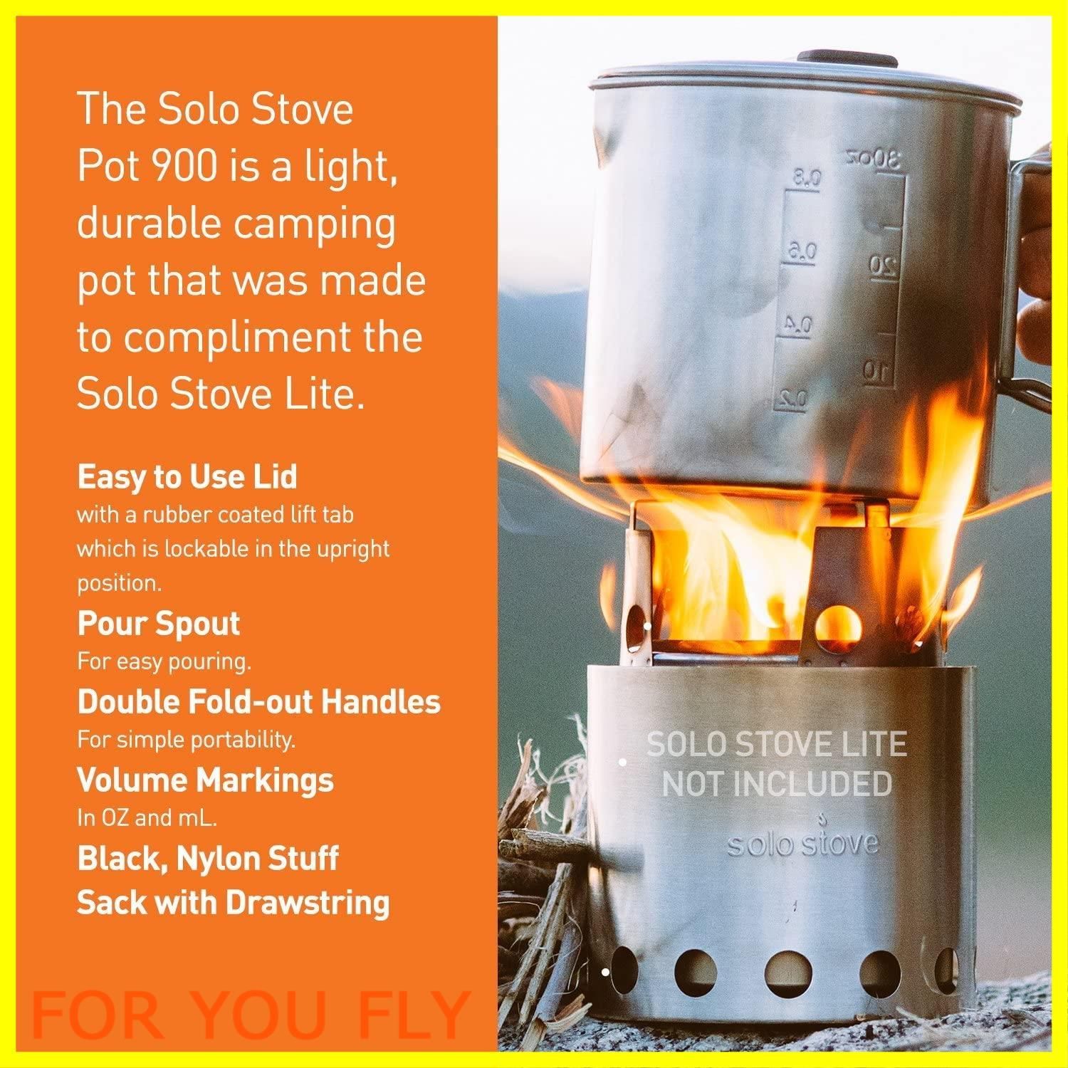 SOLO STOVE ソロストーブ　pot 900 SOLO STOVE LITE + POT 900 / ソロストーブ ライト+ポット900