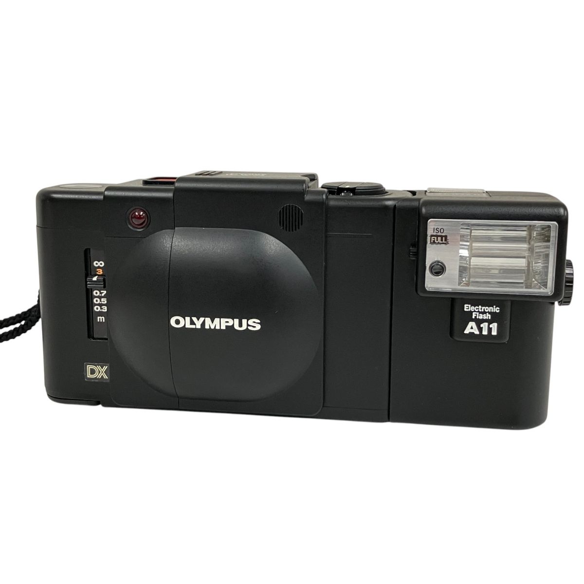 【動作確認済】OLYMPUS XA2 A11フラッシュ付 オリンパス OLYMPUS】 XA2 フィルムカメラ（分解整備済・no02） ※フラッシュ