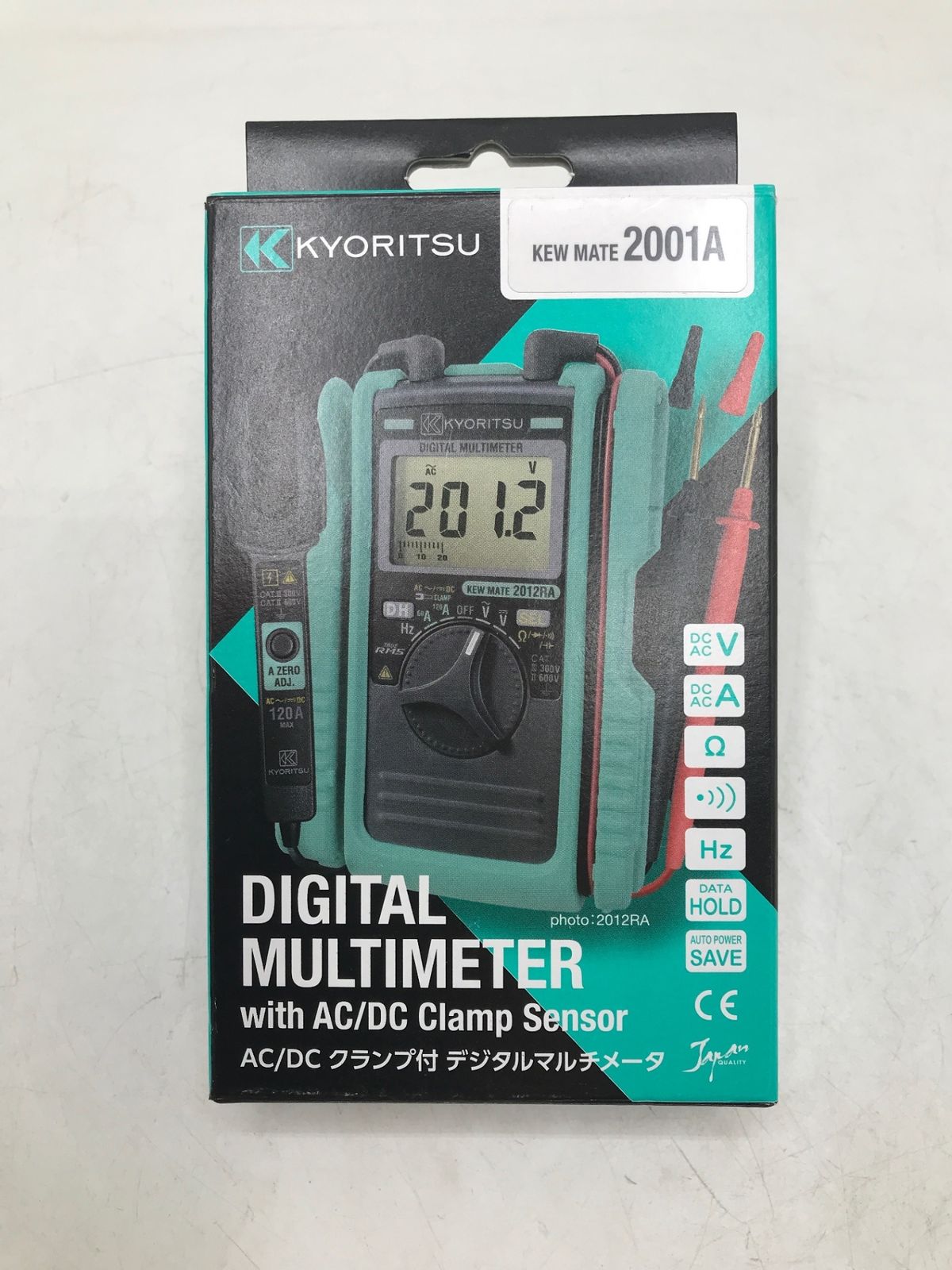 未使用 KYORITSU 共立電気計器 クランプ付 デジタルマルチメータ KEWMATE 2001A☆A3907 未使用☆KYORITSU⁄共立電気計器 AC⁄DCクランプ付デジタルマルチ