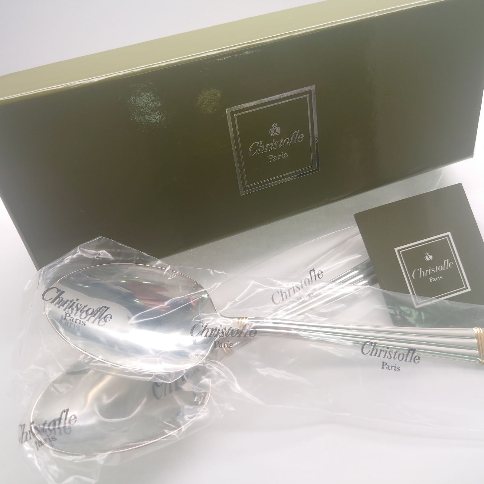 Christofle テーブルスプーン2本セット