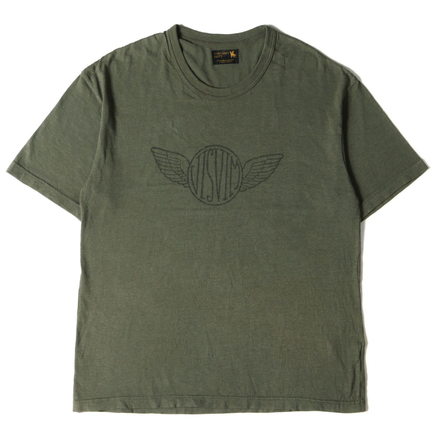美品 visvim ビズビム Tシャツ サイズ:3 22SS CONTRARY DEPT ウイング