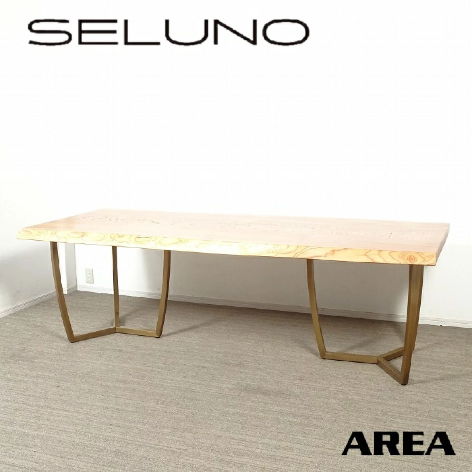 ◾︎SELUNO◾︎ 【展示良品】AREA(エリア) 一枚板ダイニング