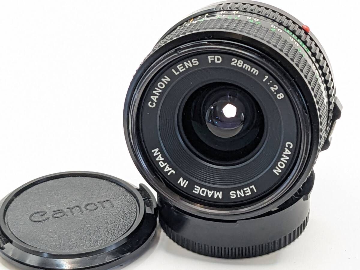 Canon New FD NFD 28mm F2.8 Wide Angle MF Lens キヤノン マニュアルフォーカスレンズ 4243_12_80