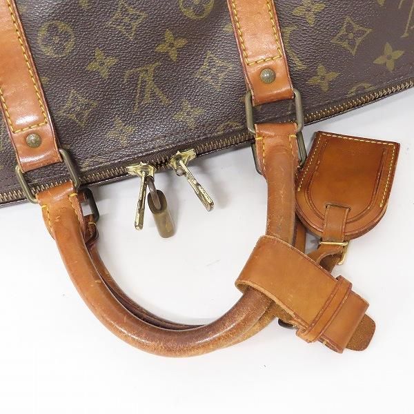 ✨極美品✨付属品有 ルイヴィトン ボストンバッグ モノグラム キーポル55 茶 axb ルイヴィトン LOUISVUITTON ボストンバッグ 茶 モノグラム
