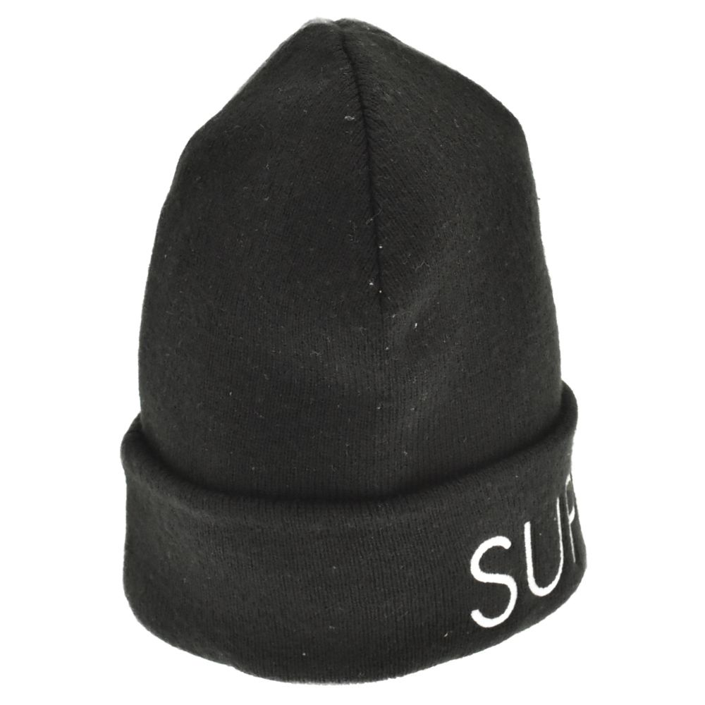 SUPREME (シュプリーム) 22AW Capital Beanie ニット帽 ロゴ ビーニーキャップ ブラック - メルカリ